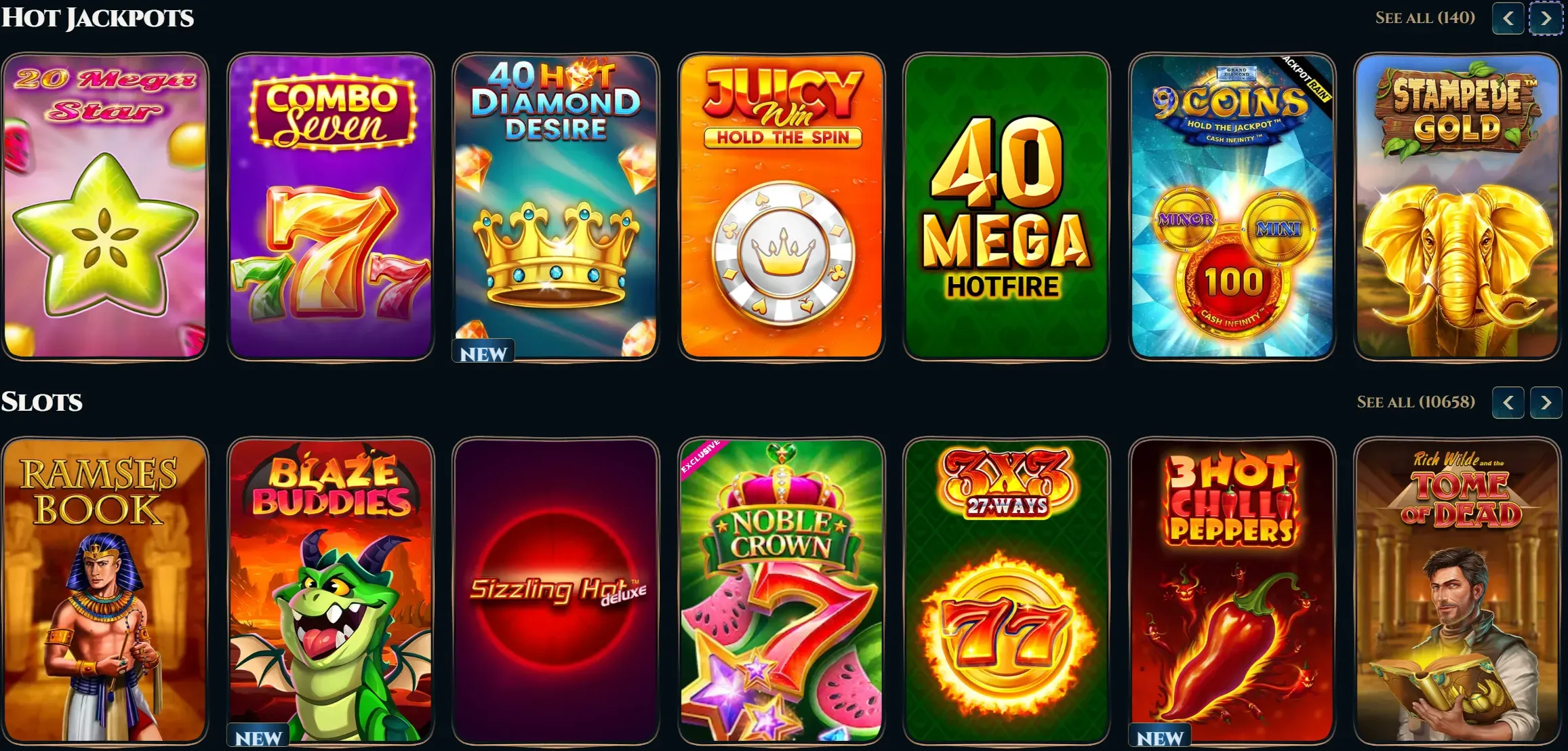 wonderluck casino slots